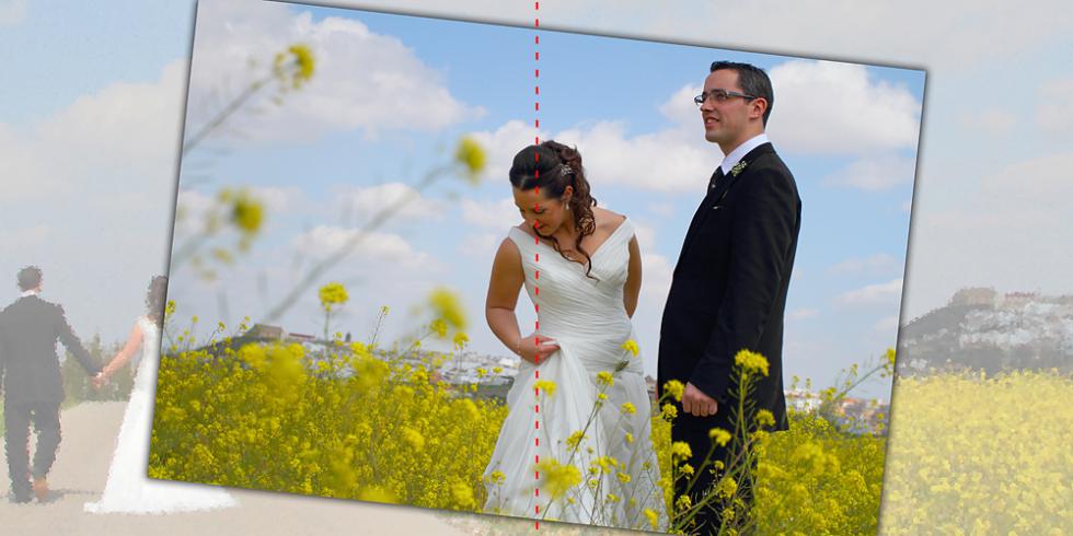 Boda Rafa y Azahara (maquetación del álbum).